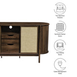 Hesper 63" Curved Sideboard in Walnut