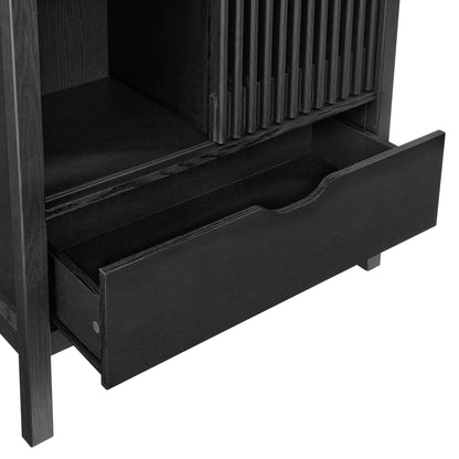 Vaughn 71" Arched Storage Display Cabinet by Furniture For America