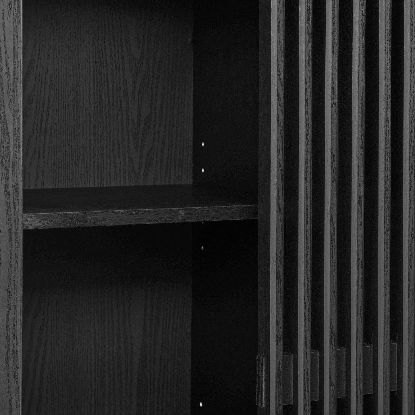Vaughn 71" Arched Storage Display Cabinet by Furniture For America