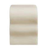 Castile Squiggle Side Table in Ivory