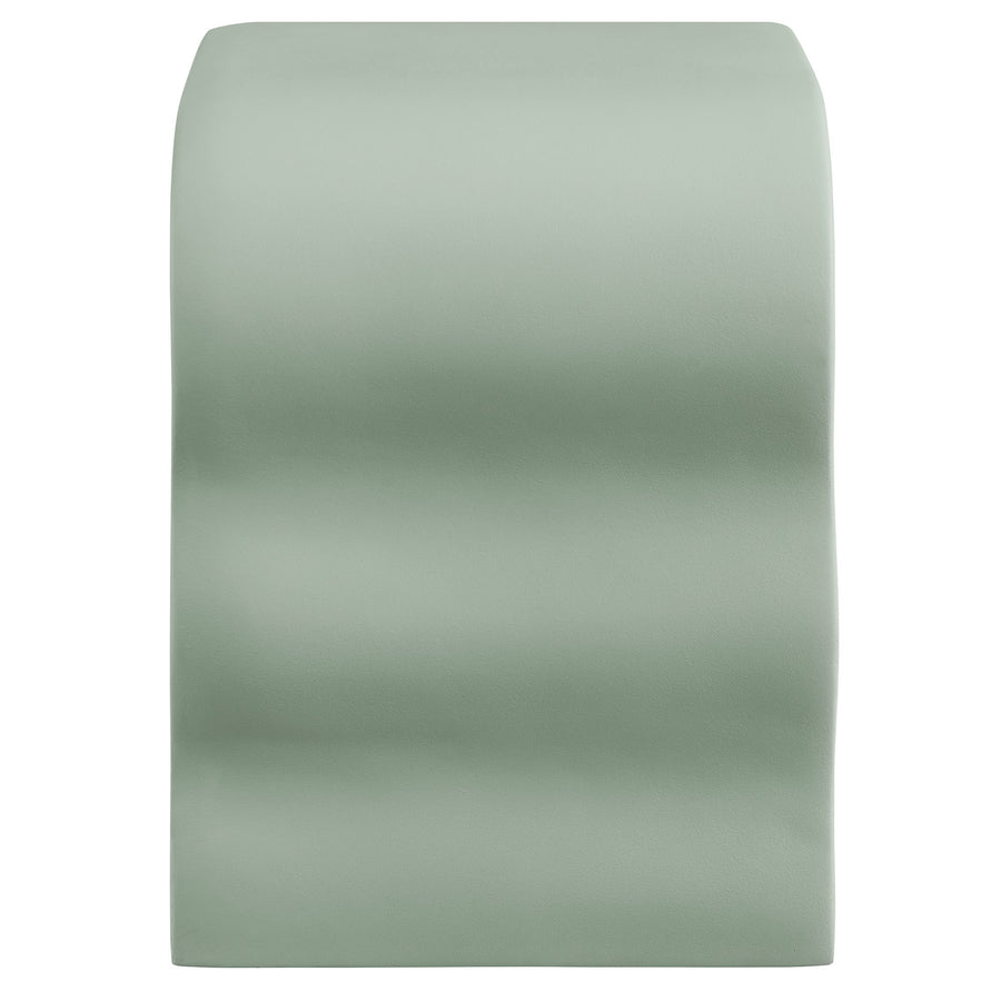 Castile Squiggle Side Table in Sage