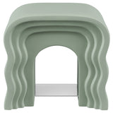 Castile Squiggle Side Table in Sage