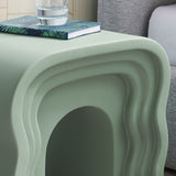 Castile Squiggle Side Table in Sage