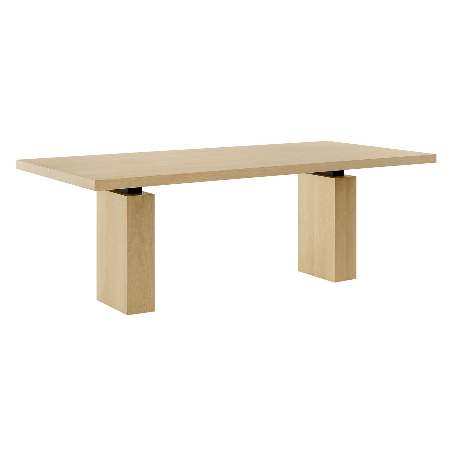 Piston 82" Rectangular Wood Dining Table by Furniture For America