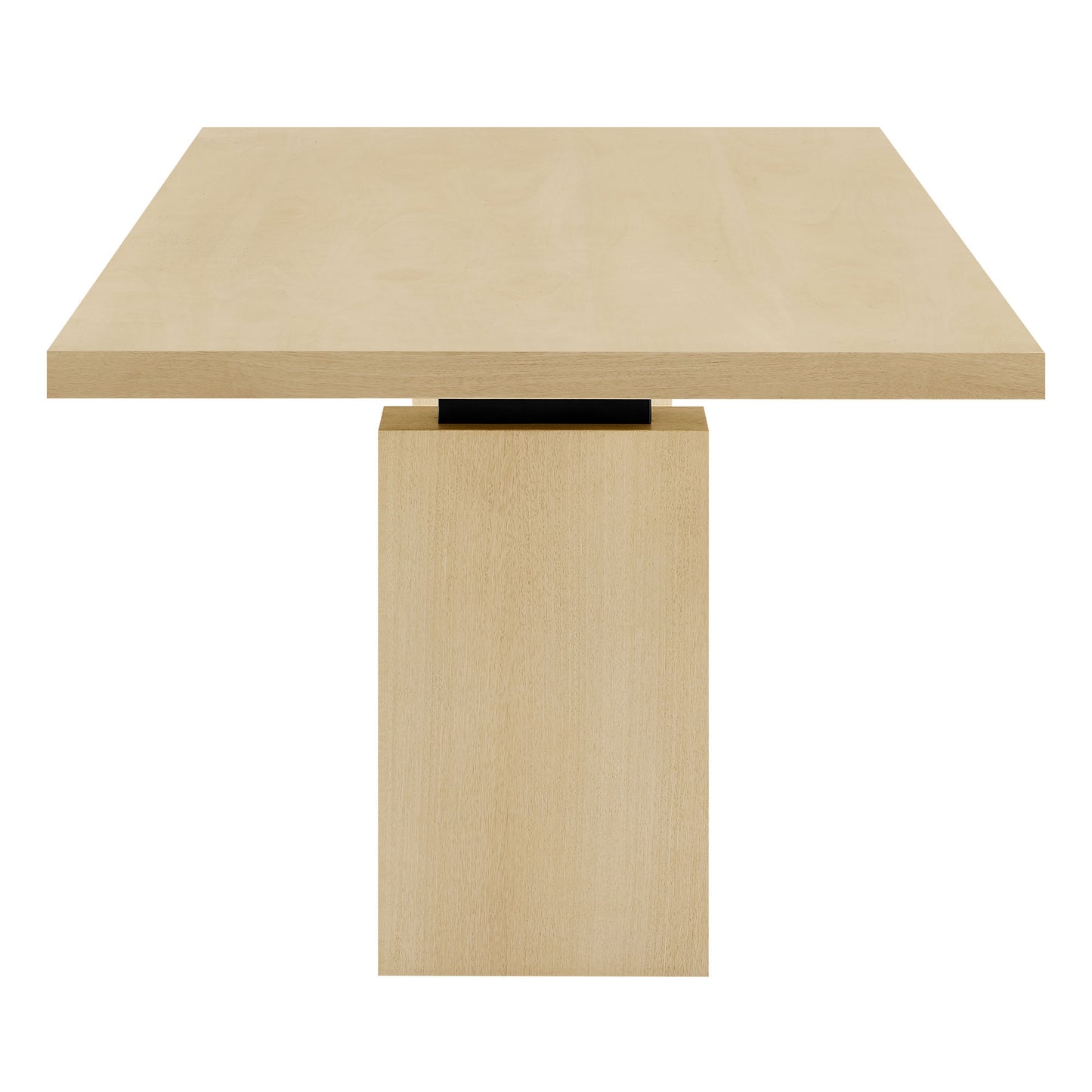 Piston 82" Rectangular Wood Dining Table by Furniture For America