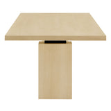 Caelia 82" Rectangular Wood Dining Table in Natural