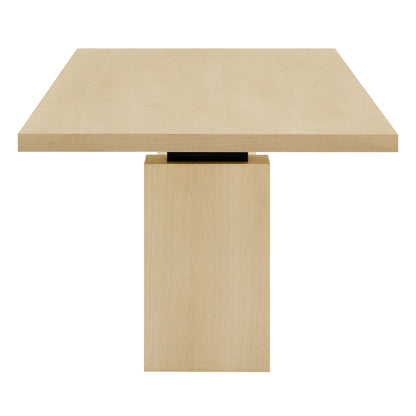 Piston 82" Rectangular Wood Dining Table by Furniture For America