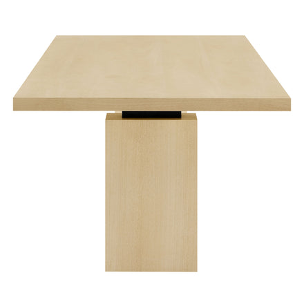 Piston 82" Rectangular Wood Dining Table in Natural