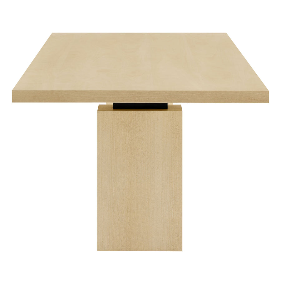 Caelia 82" Rectangular Wood Dining Table in Natural