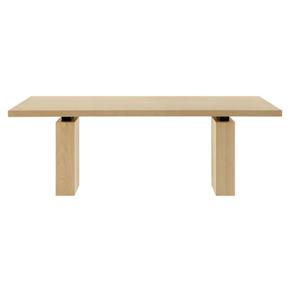 Piston 82" Rectangular Wood Dining Table by Furniture For America