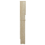 Vera Over the Toilet Faux Travertine Bathroom Storage Cabinet in Travertine