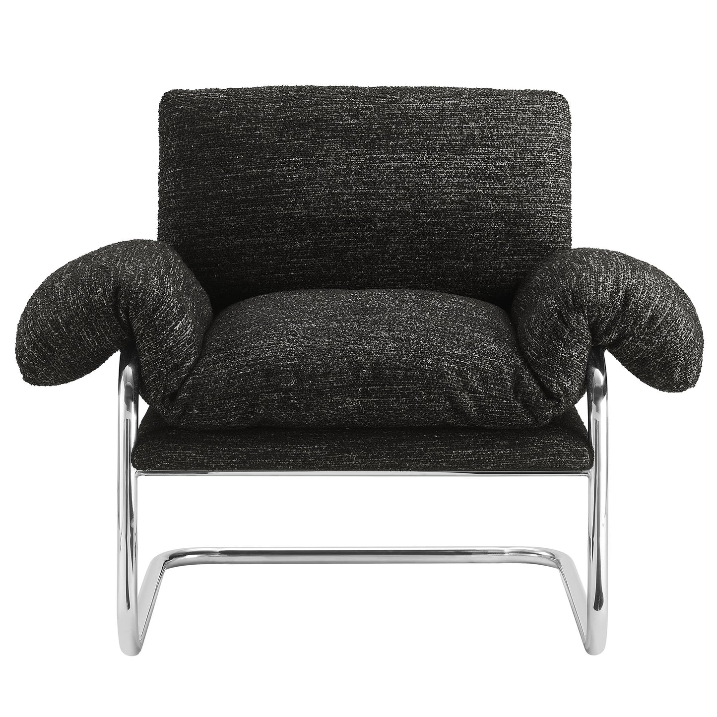 Ansel Boucle Fabric Accent Chair by Furniture For America