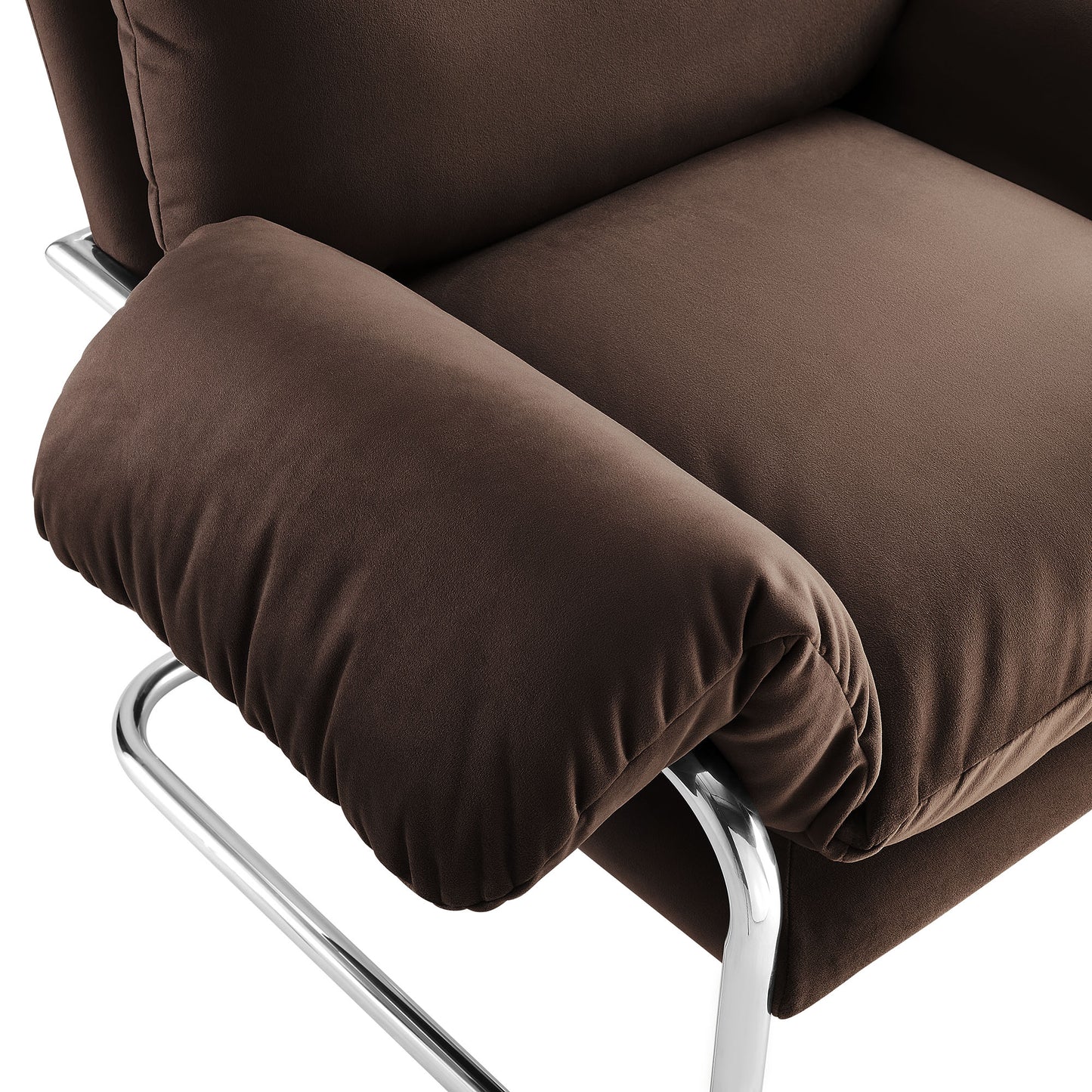 Ansel Performance Velvet Accent Chair by Furniture For America