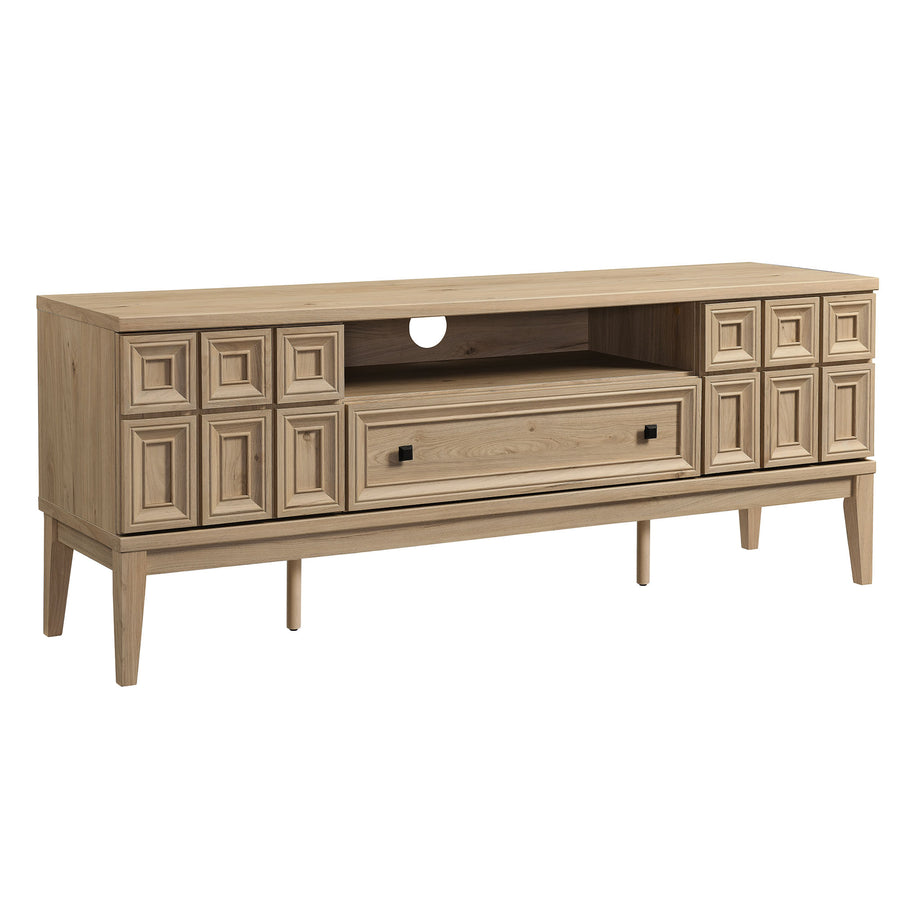 Maren 59" TV Stand in Light Oak