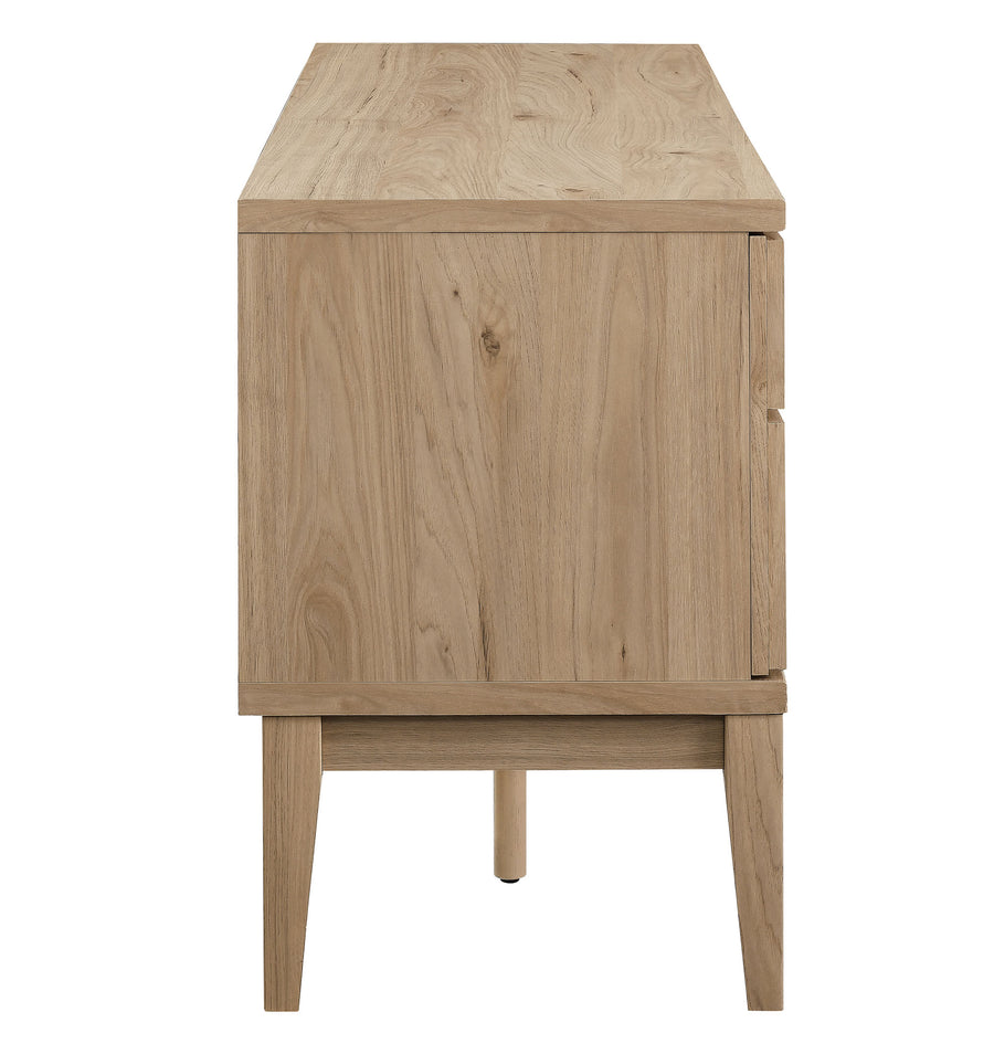 Maren 59" TV Stand in Light Oak