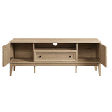 Maren 59" TV Stand in Light Oak