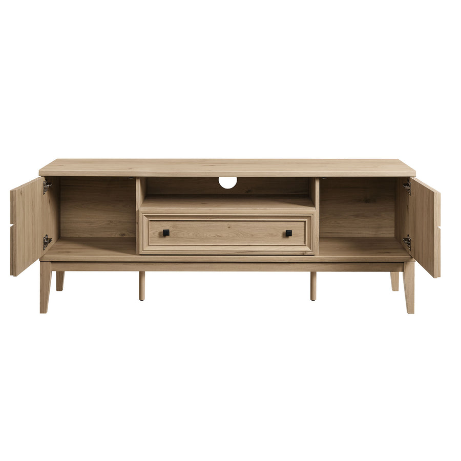 Maren 59" TV Stand in Light Oak