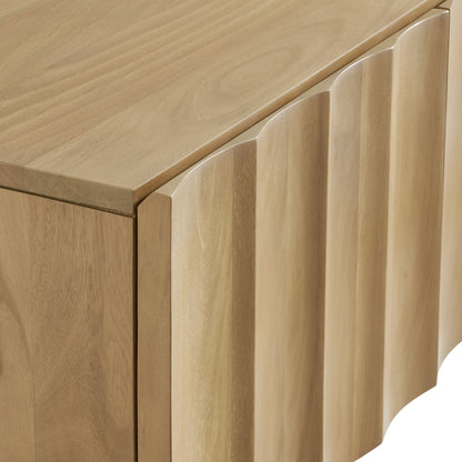 Sorren Scalloped 54" Wood TV Stand by Furniture For America