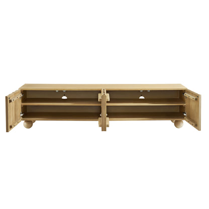 Sorren Scalloped 71" Wood TV Stand by Furniture For America