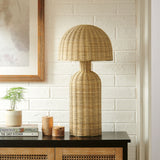 Anwen Rattan Table Lamp in Natural