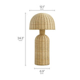 Anwen Rattan Table Lamp in Natural