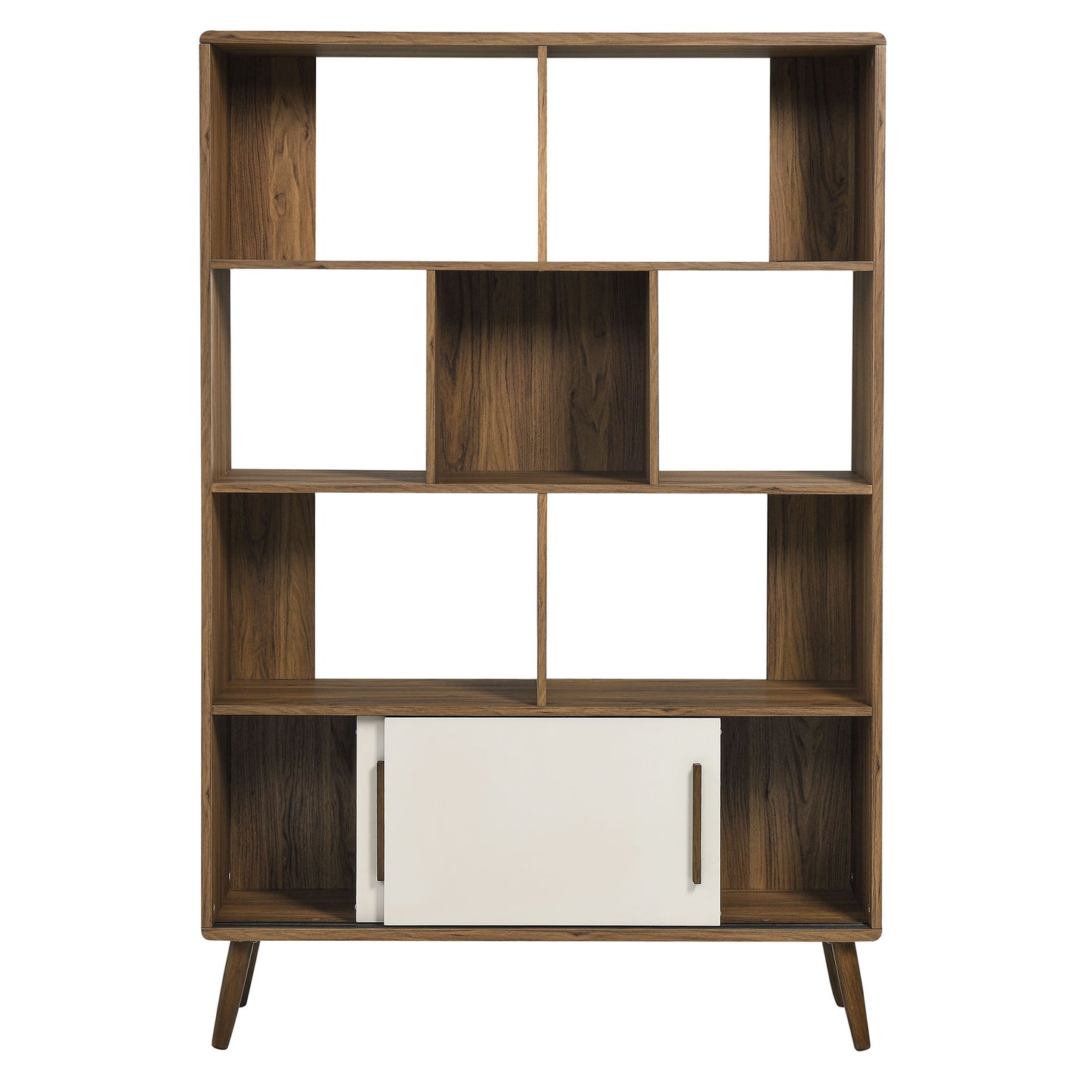 Transmit 45" Bookcase with Sliding Doors by Furniture For America