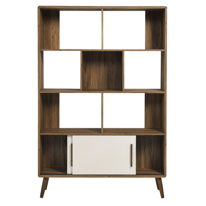 Transmit 45" Bookcase with Sliding Doors by Furniture For America
