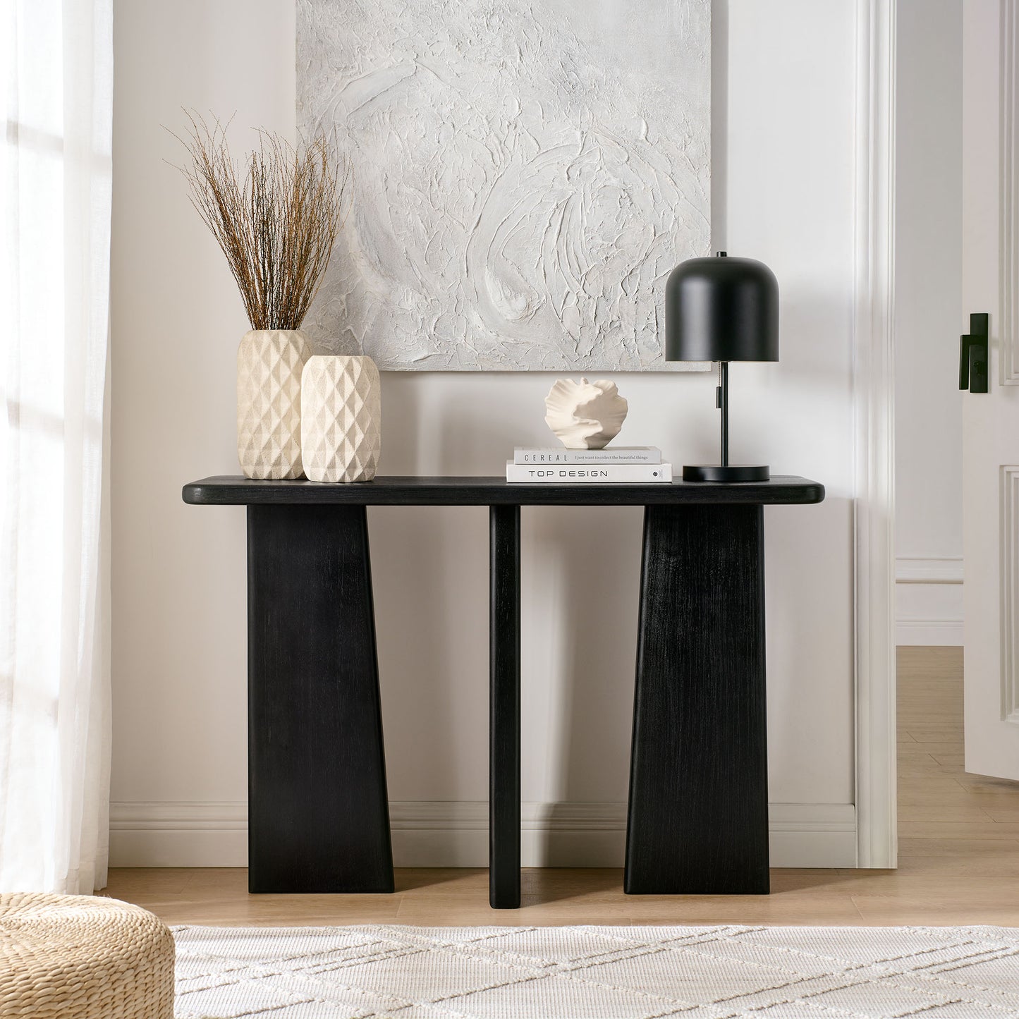 Porter 45" Wood Console Table by Furniture For America
