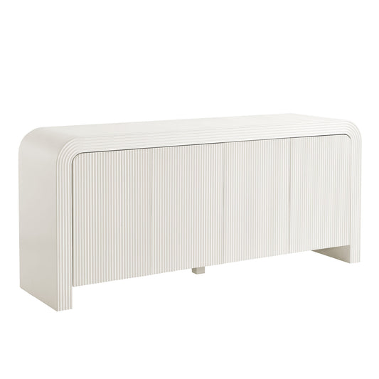 Waterflute 70" Fluted Sideboard Cabinet by Furniture For America