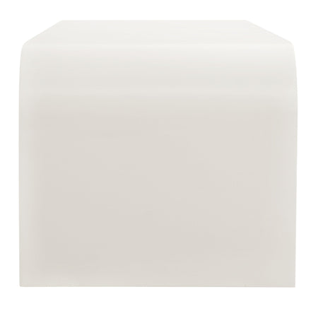 Waterflute 70" Fluted Sideboard Cabinet in White Matte
