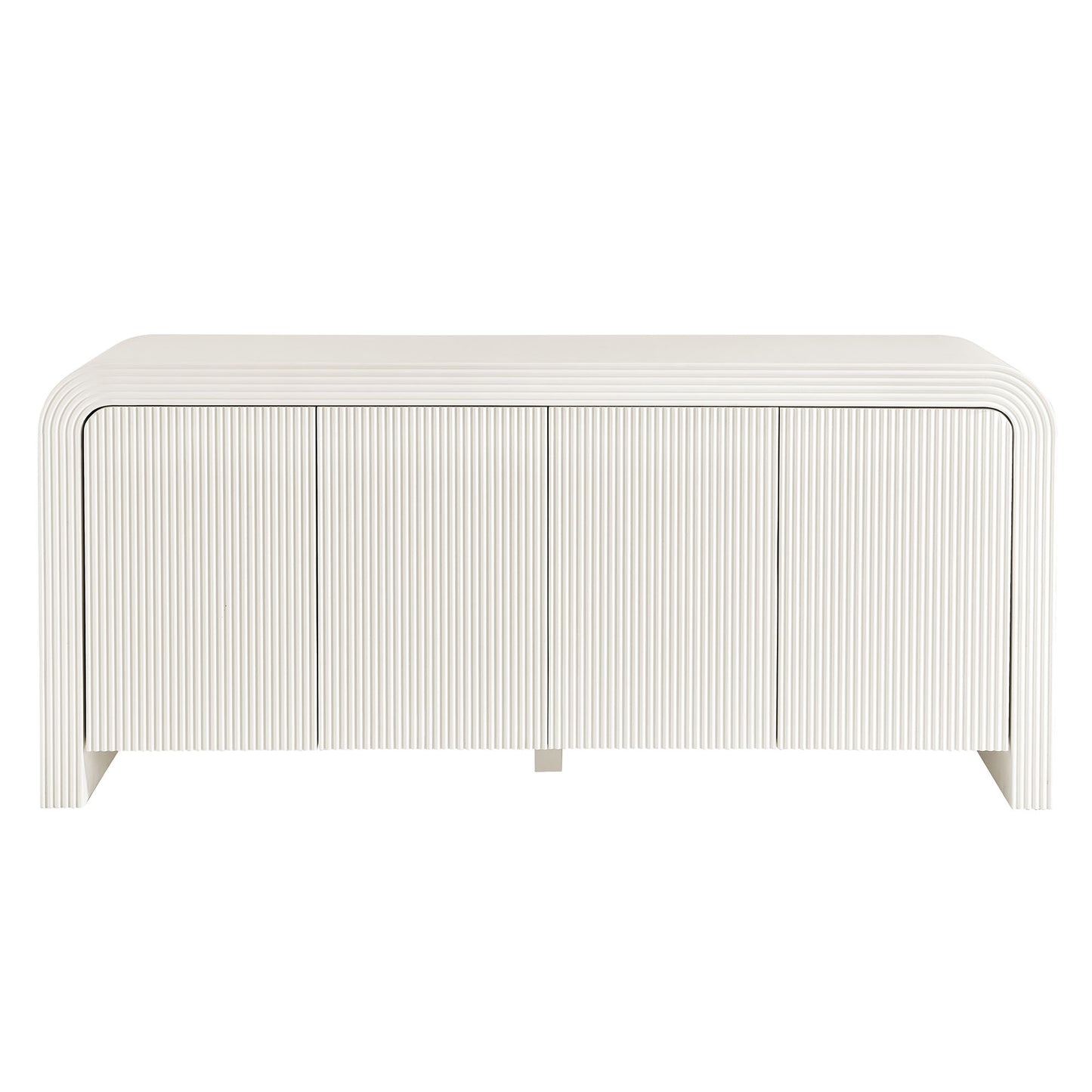 Waterflute 70" Fluted Sideboard Cabinet by Furniture For America