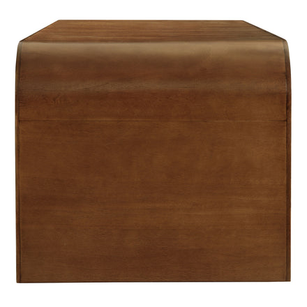 Waterflute 70" Fluted Sideboard Cabinet in Walnut