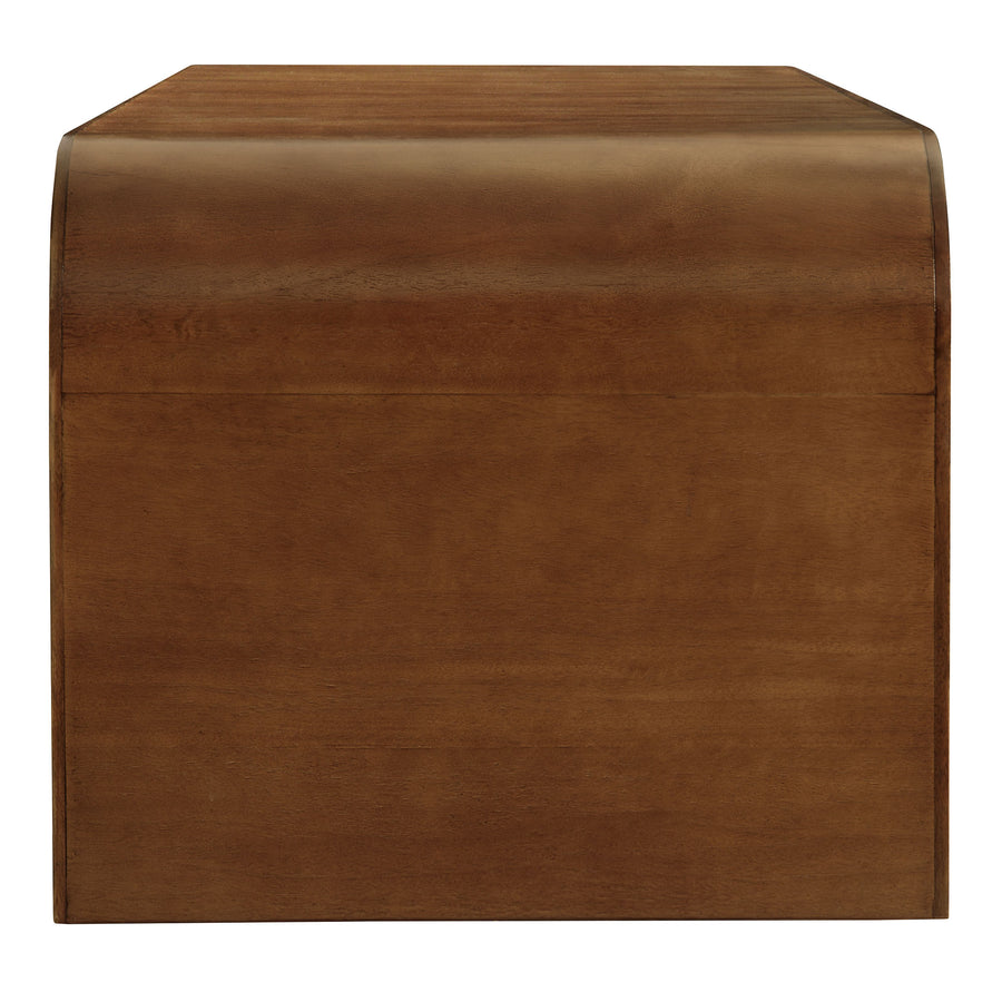 Odette 70" Fluted Sideboard Cabinet in Walnut