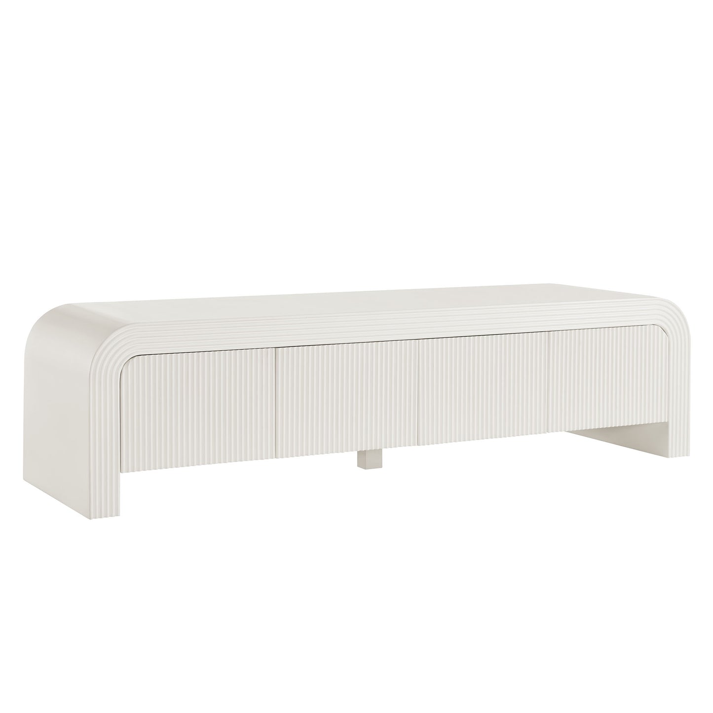 Waterflute 68" Fluted TV Stand by Furniture For America