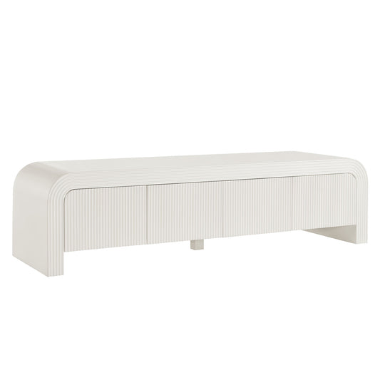 Waterflute 68" Fluted TV Stand by Furniture For America