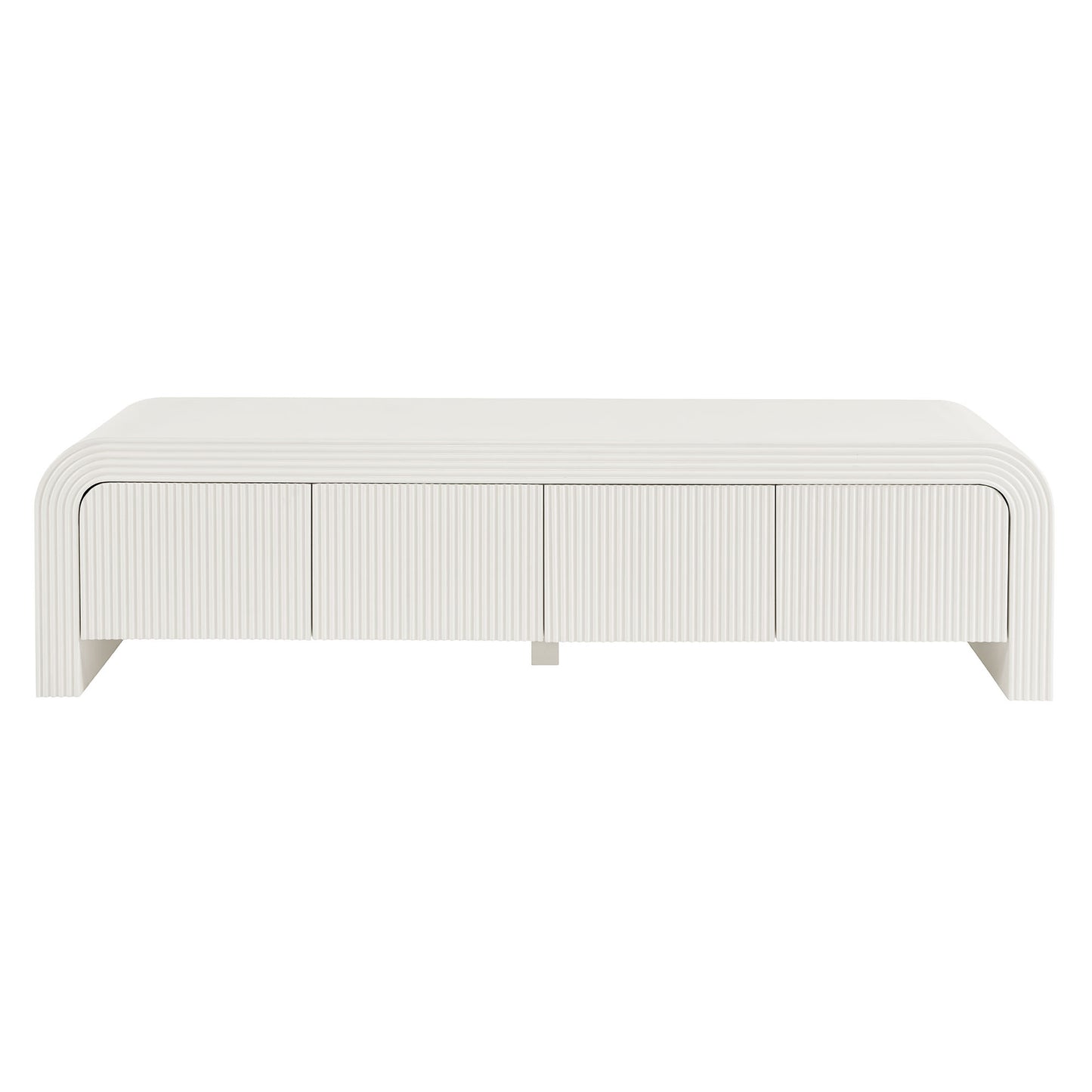 Waterflute 68" Fluted TV Stand by Furniture For America