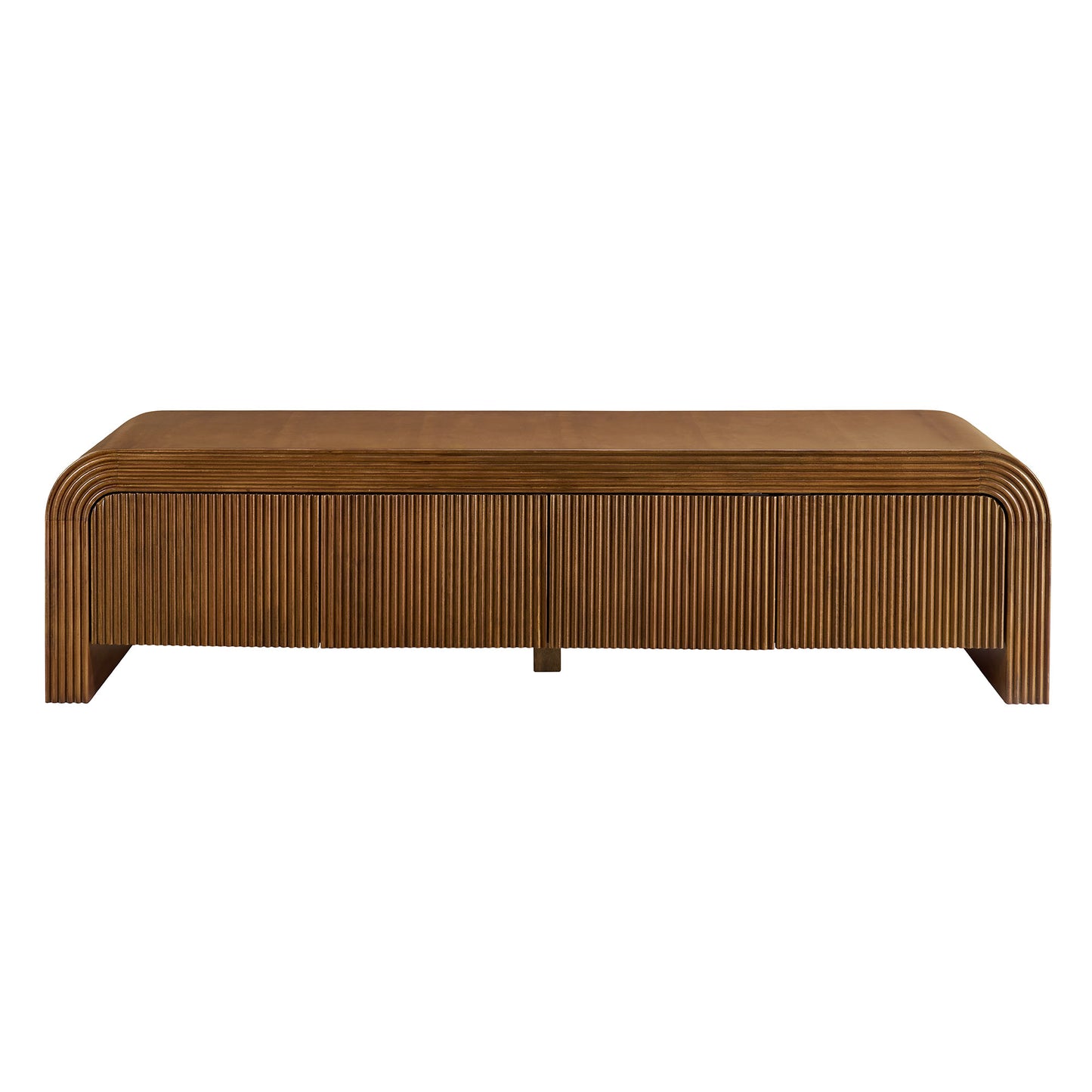 Waterflute 68" Fluted TV Stand by Furniture For America