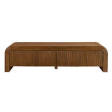 Odette 68" Fluted TV Stand in Walnut
