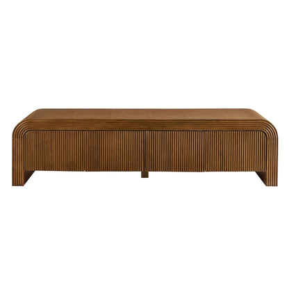 Waterflute 68" Fluted TV Stand by Furniture For America