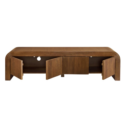 Waterflute 68" Fluted TV Stand by Furniture For America