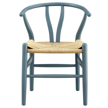 Amish 29" Wood Dining Chair in Harbor Blue