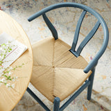Sisal 29" Wood Dining Chair in Harbor Blue