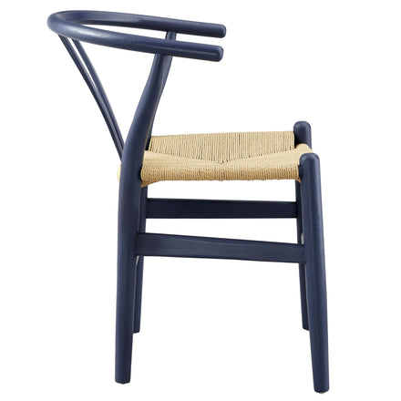 Amish 29" Wood Dining Chair in Midnight