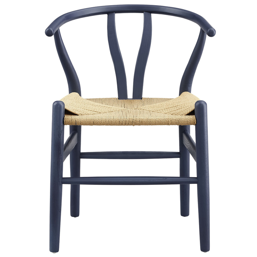 Sisal 29" Wood Dining Chair in Midnight