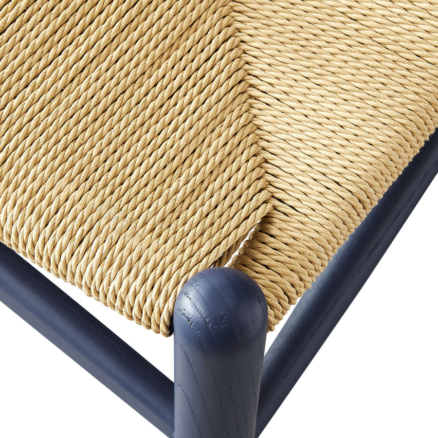 Sisal 29" Wood Dining Chair in Midnight