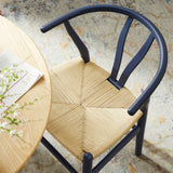 Sisal 29" Wood Dining Chair in Midnight