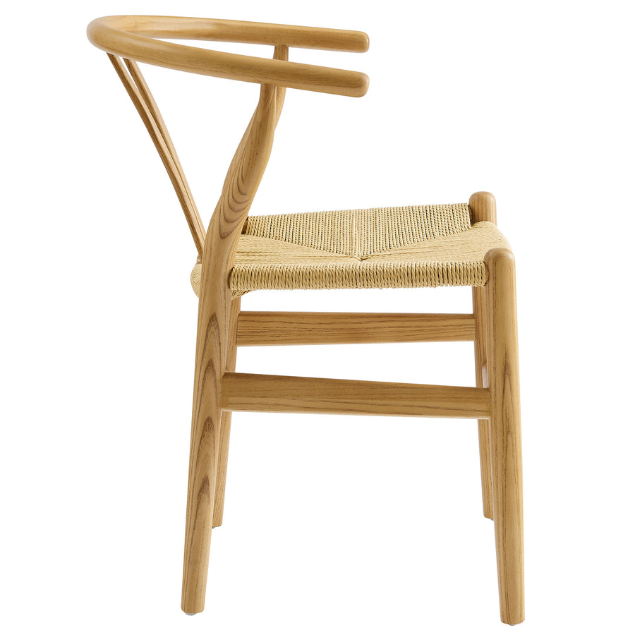 Sisal 29" Wood Dining Chair in Natural