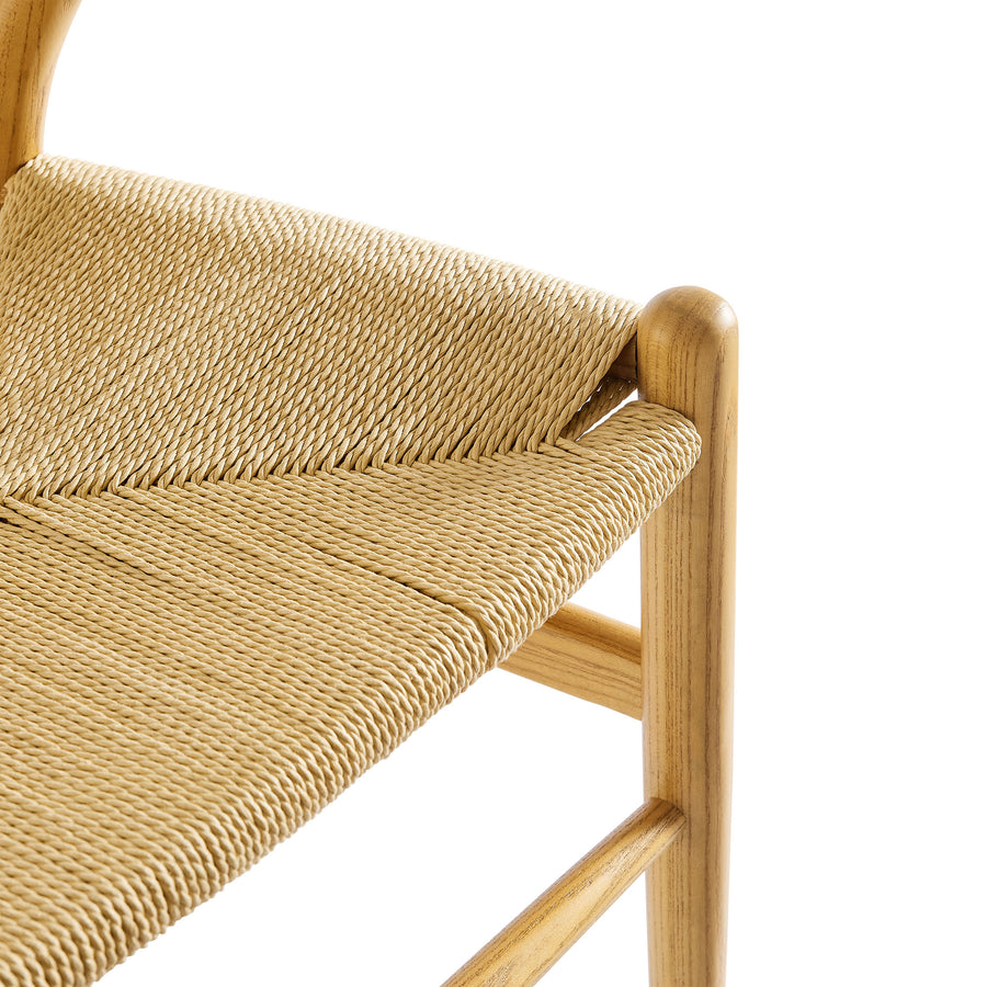 Sisal 29" Wood Dining Chair in Natural