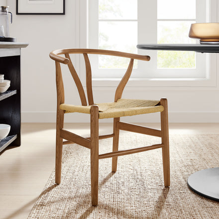 Amish 29" Wood Dining Chair in Walnut