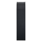 Citron Arched Wide Bookcase Display Cabinet in Black